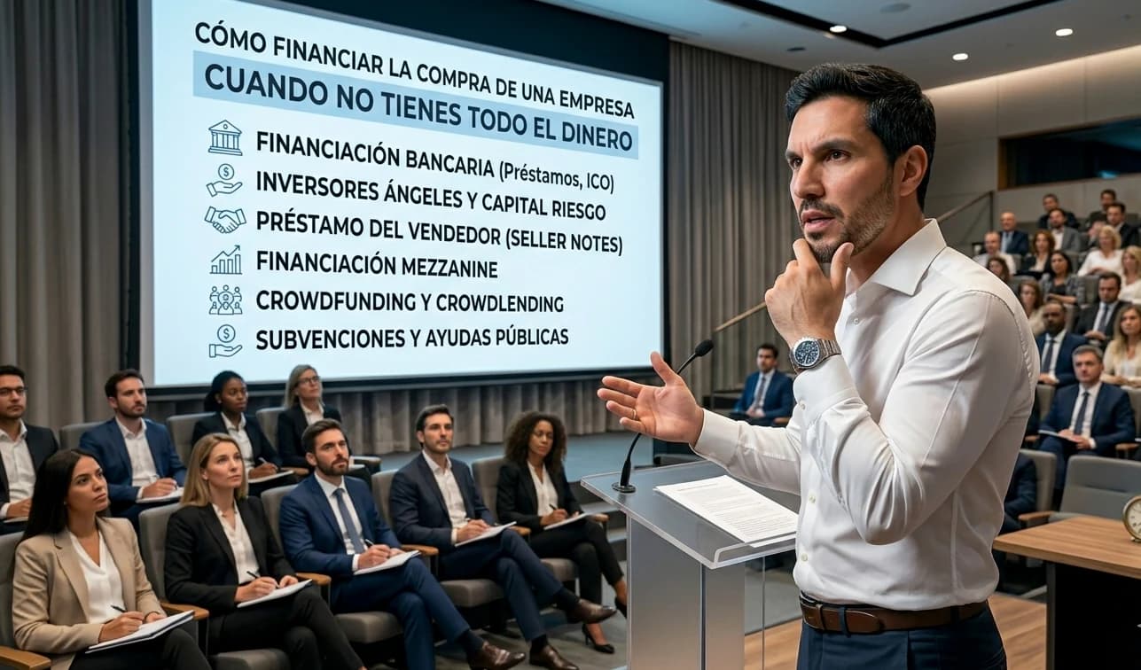 Cómo financiar la compra de una empresa cuando no tienes todo el dinero