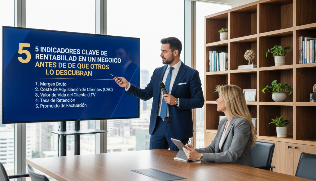 Cinco indicadores clave de rentabilidad en un negocio antes de que otros lo descubran