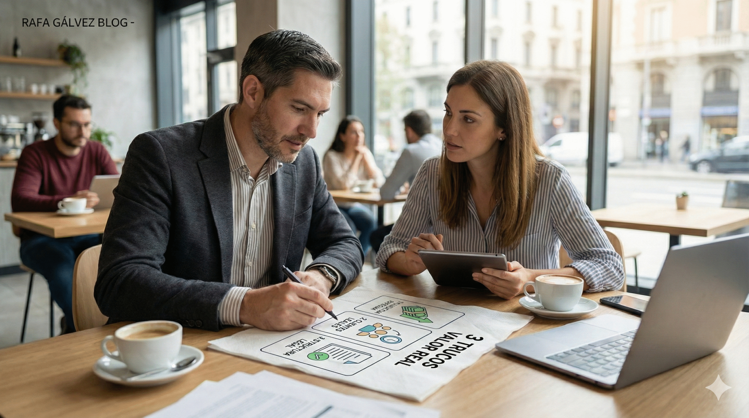 Hombre analizando datos financieros para evaluar si un negocio vale la pena